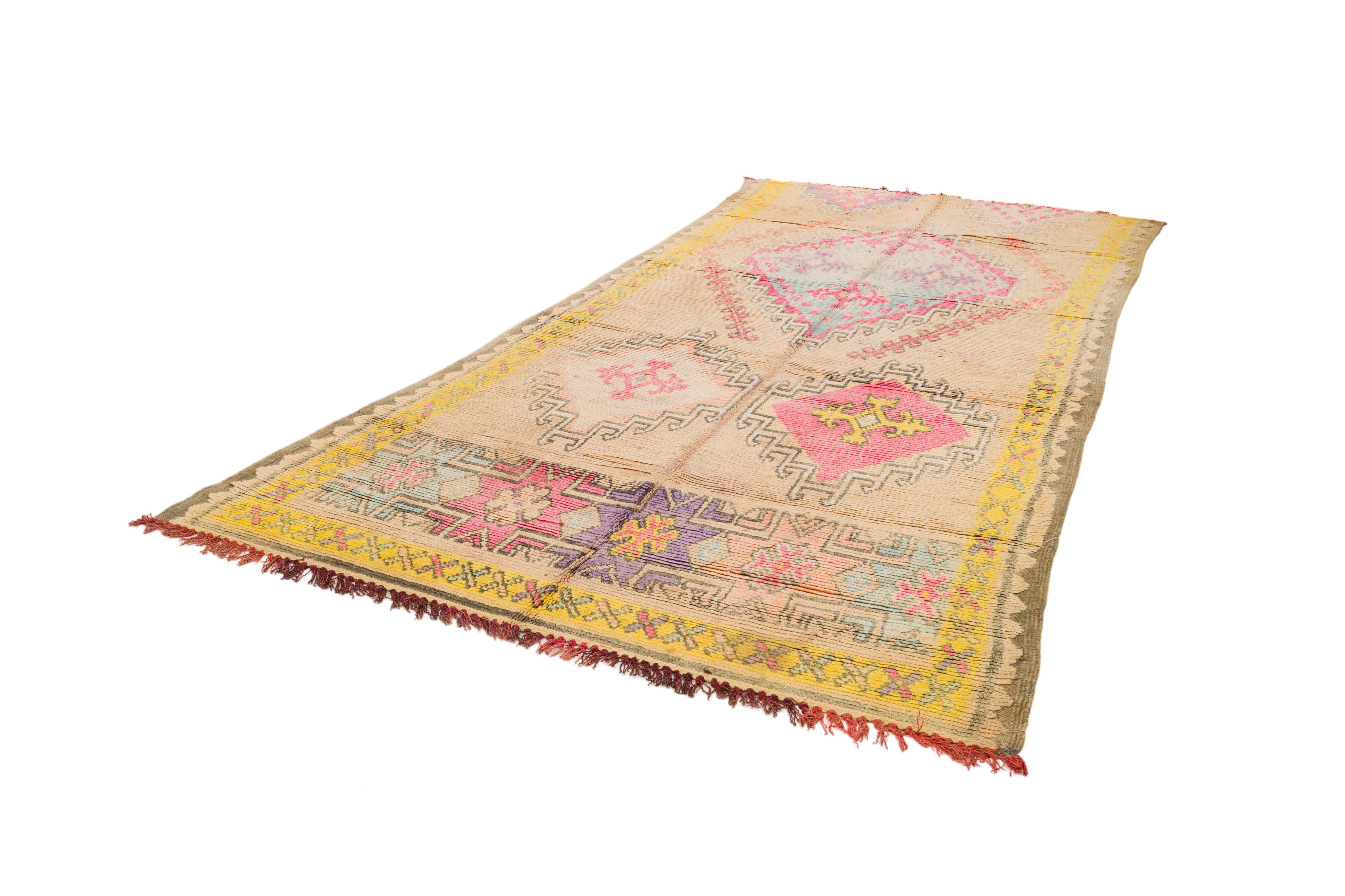 Vintage Moroccan Boujaad Rug | 346 x 175cm