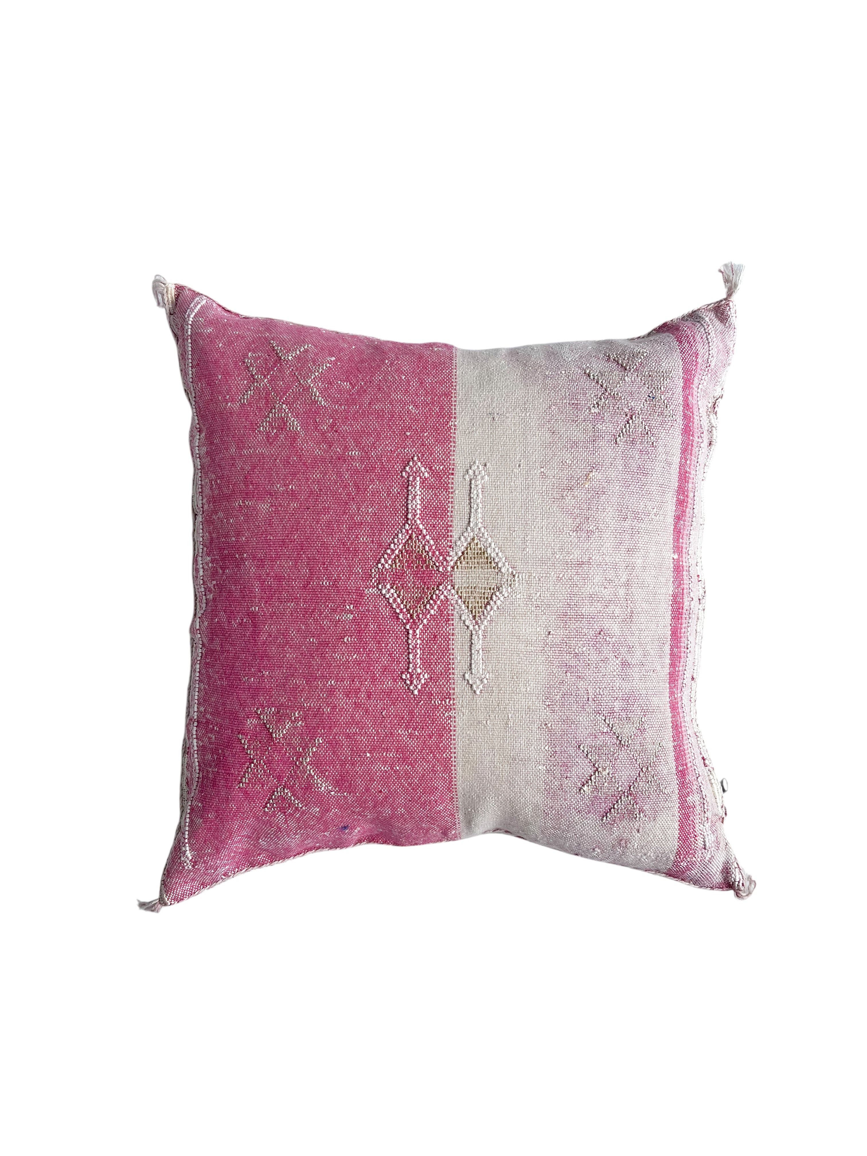 Moroccan Cactus Silk 50x50cm | Pink