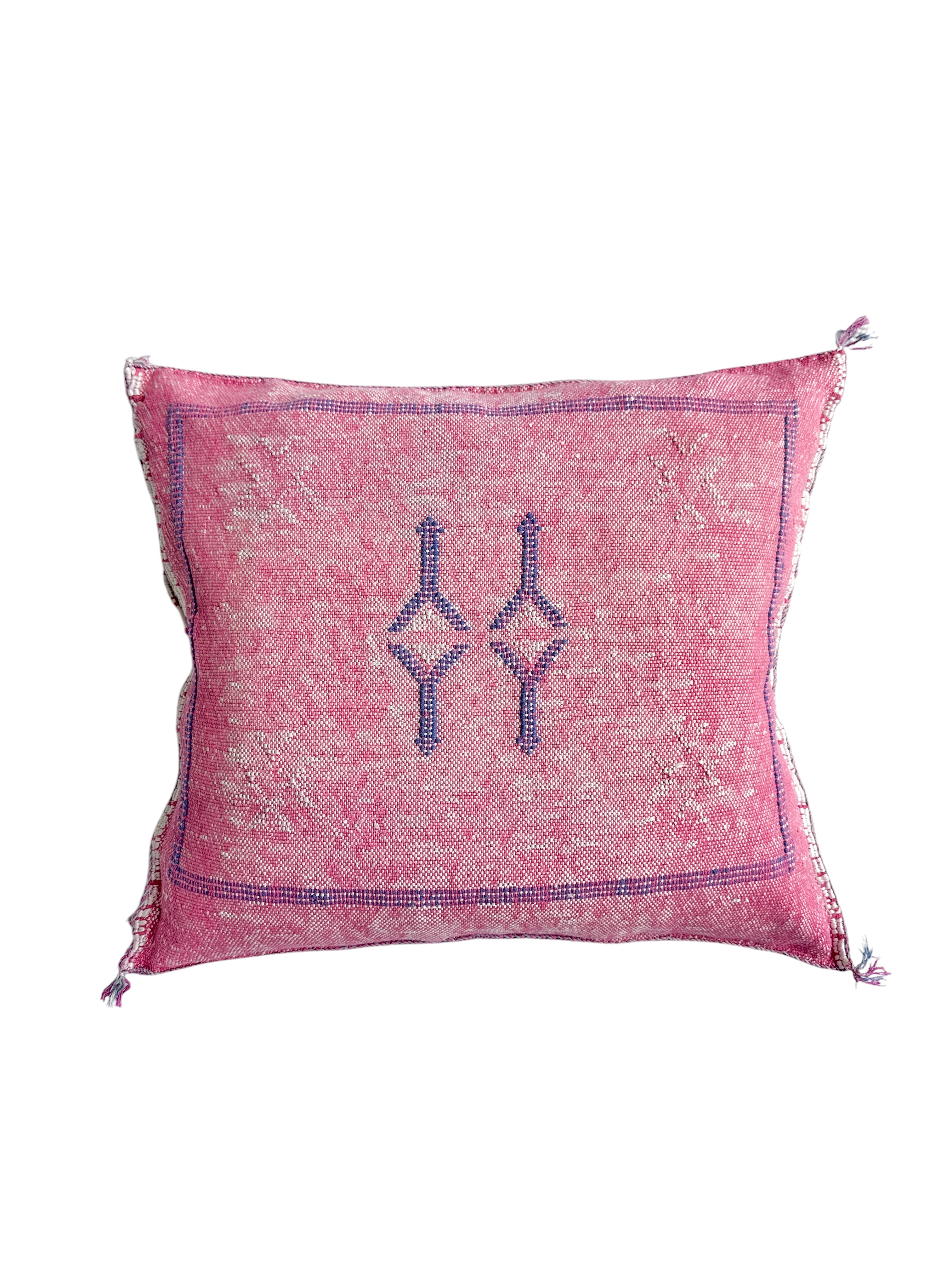 Moroccan Cactus Silk 50x50cm | Pink