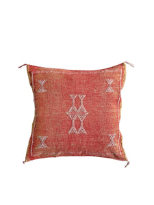 Moroccan Cactus Silk 50x50cm | Terracotta