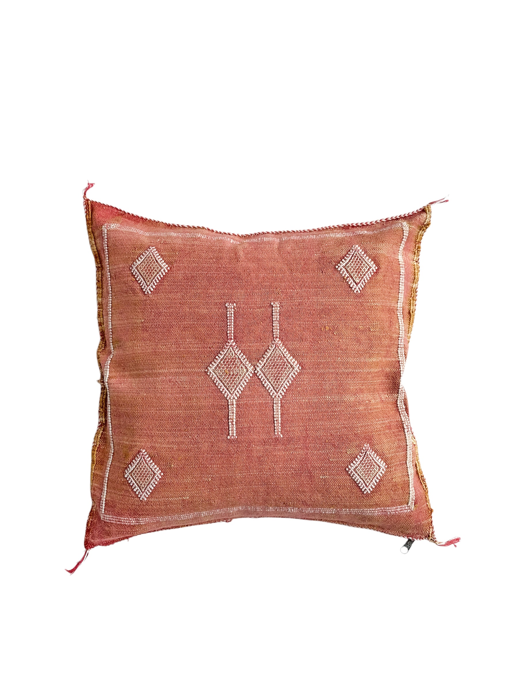 Moroccan Cactus Silk 50x50cm | Terracotta