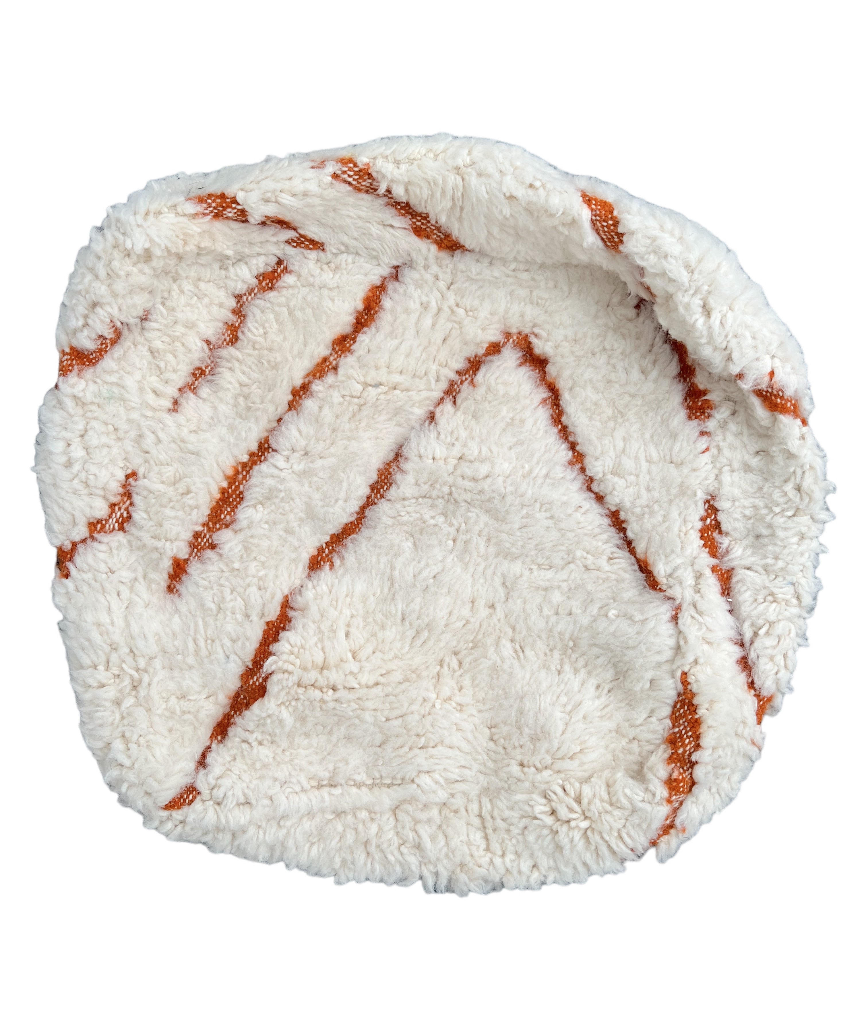 Moroccan Floor Cushion - Natural Wool No. 5